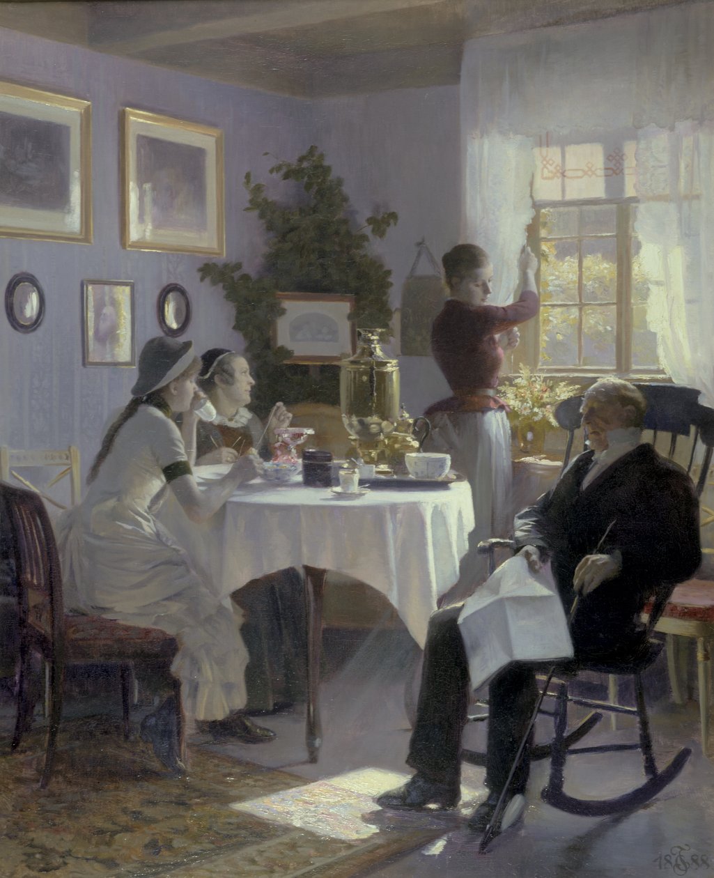 Huonekalut ja erilaiset esineet 1100- ja 1300-luvuilta tekijältä Carl Thomsen