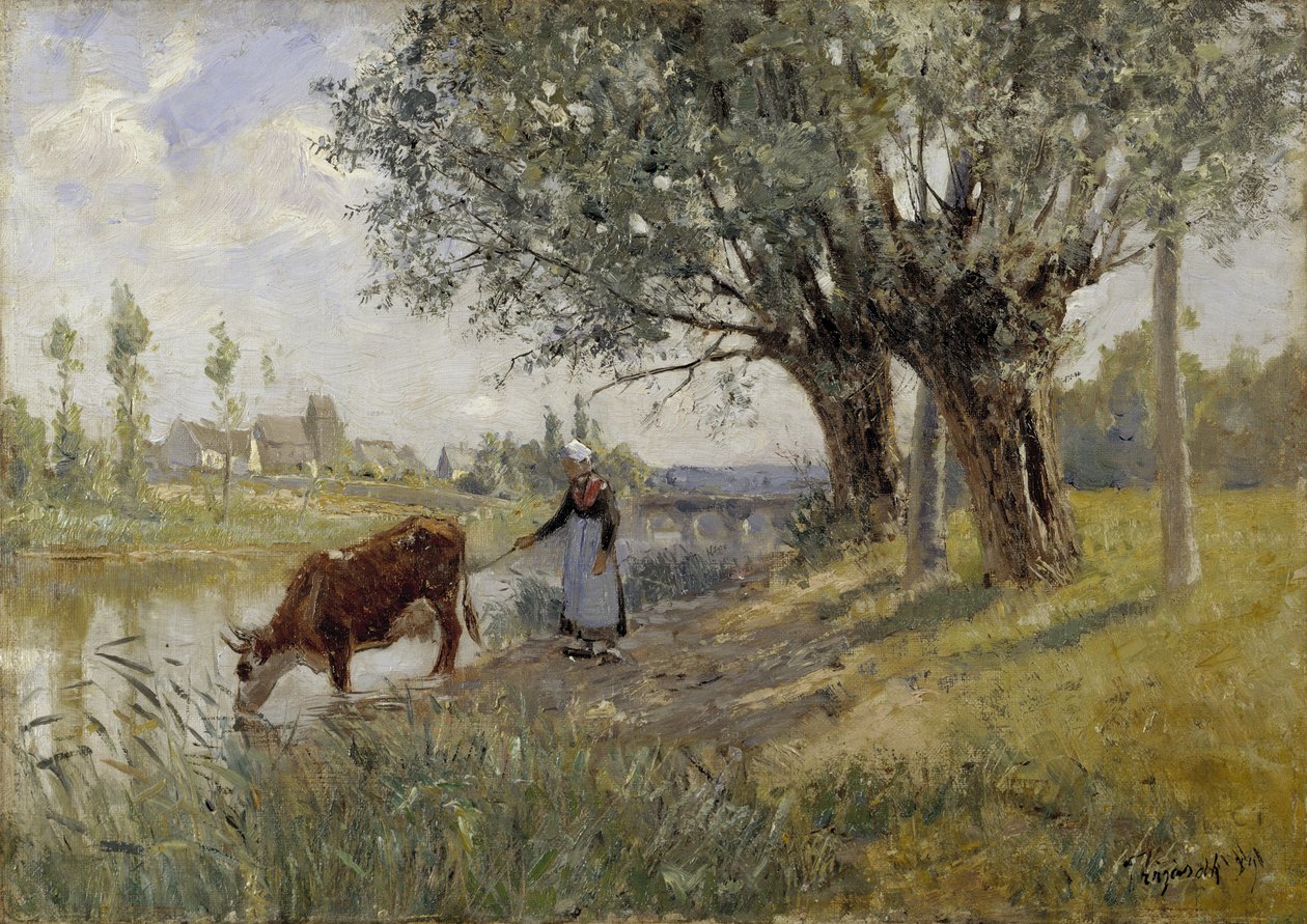 Maaseutu lähellä Grez-sur-Loingia tekijältä Carl Tragardh