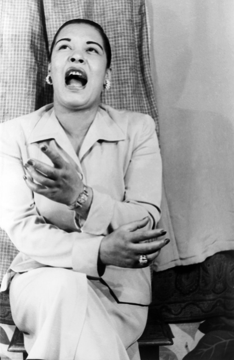 Billie Holiday (1915-1959) amerikkalainen jazzlaulaja 23. maaliskuuta tekijältä Carl Van Vechten