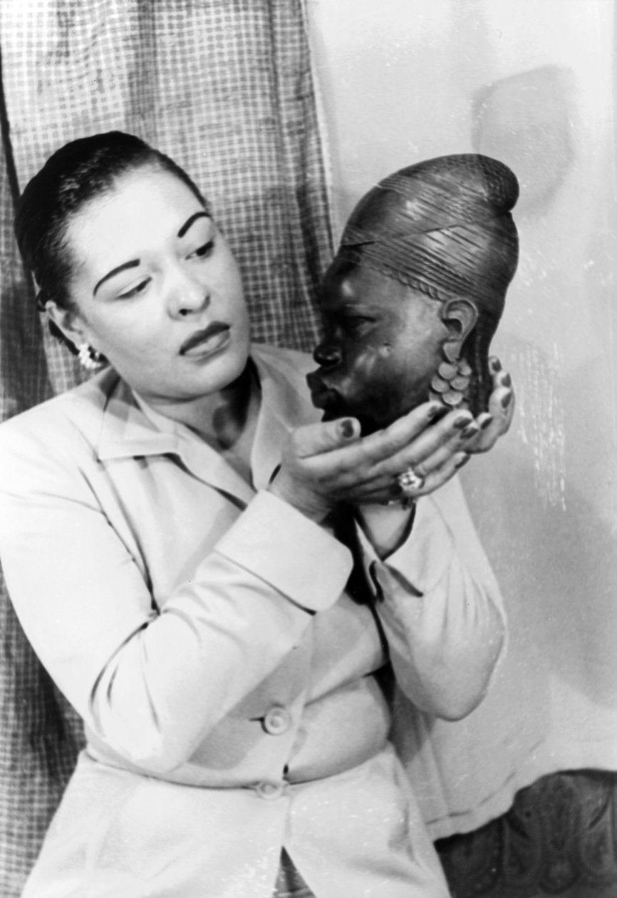 Billie Holiday (1915-1959) amerikkalainen jazzlaulaja 23. maaliskuuta tekijältä Carl Van Vechten