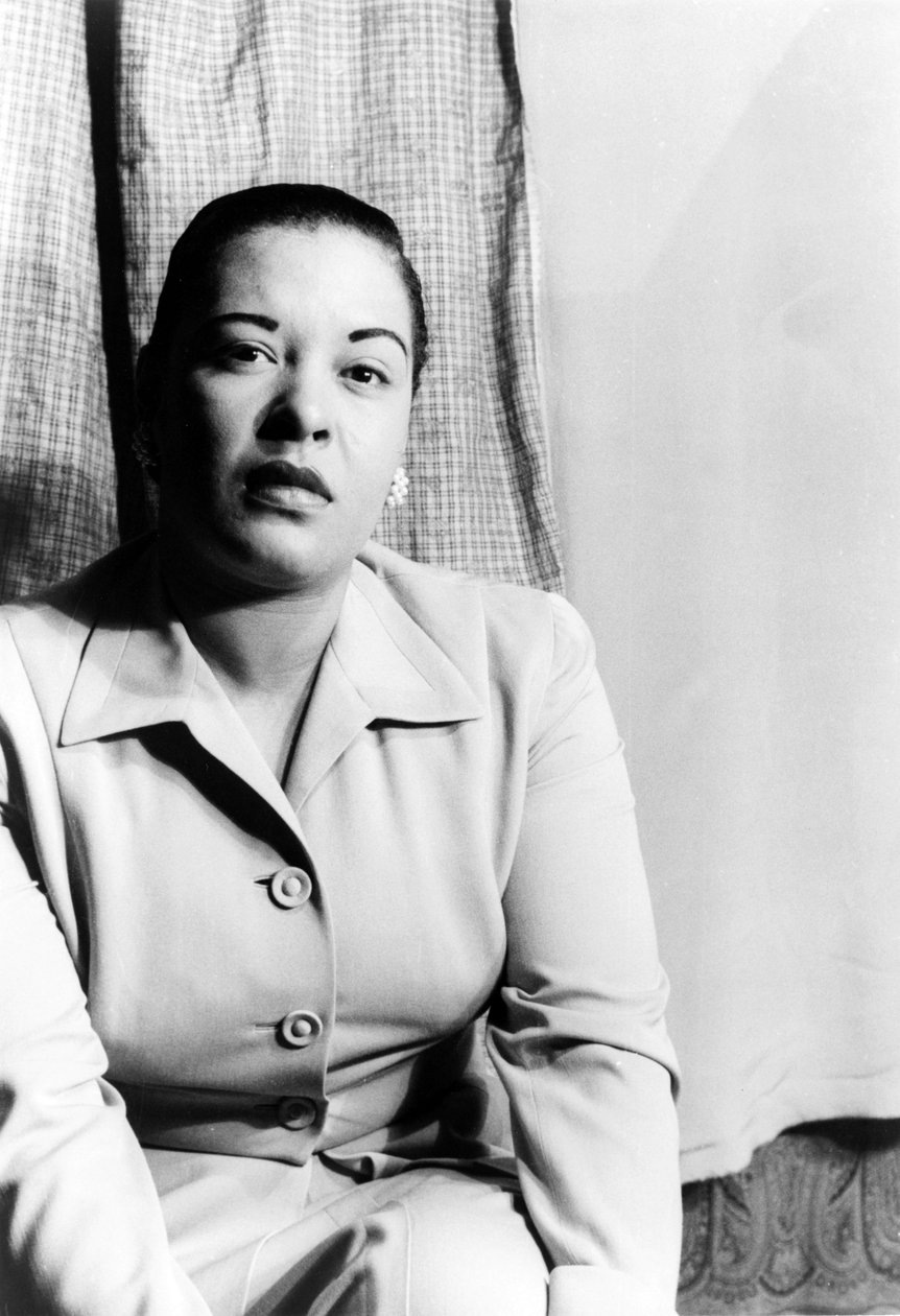 Billie Holiday (1915-1959) amerikkalainen jazzlaulaja 23. maaliskuuta tekijältä Carl Van Vechten
