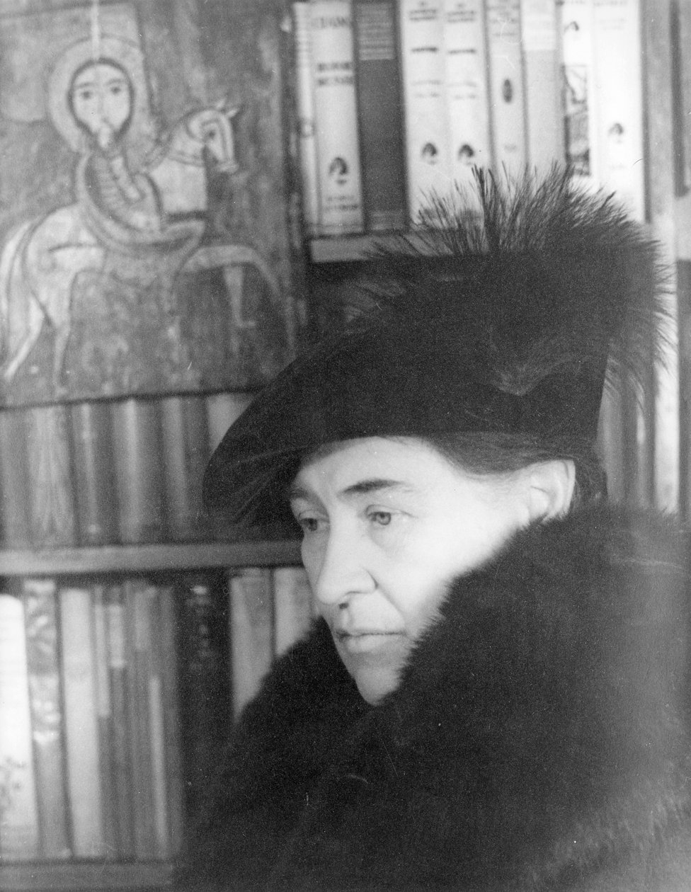 Willa Cather (1873-1947) 22. tammikuuta 1936 (mustavalkoinen kuva) tekijältä Carl Van Vechten