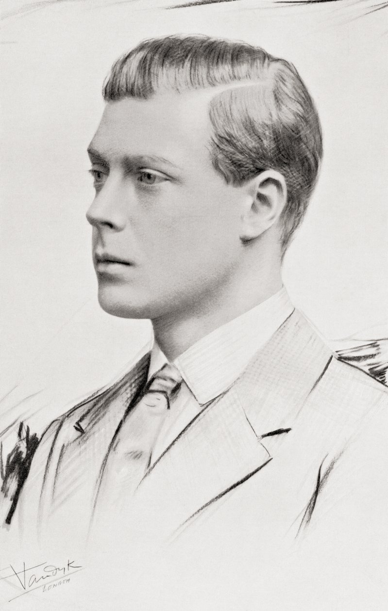 Prinssi Edward, tuleva Edward VIII, myöhemmin Windsorin herttua tekijältä Carl Vandyk