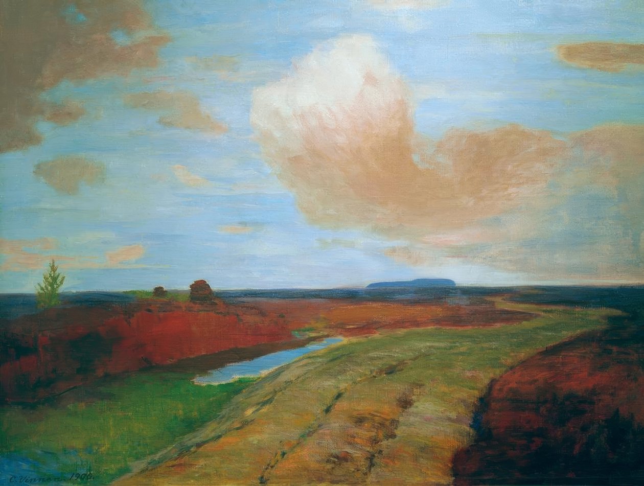 Abendstimmung im Moor tekijältä Carl Vinnen