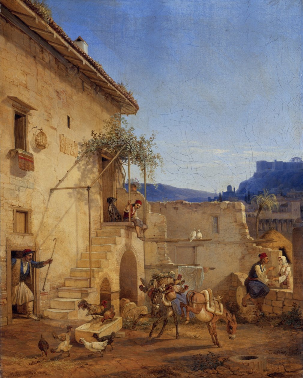 Talo Ateenassa tekijältä Carl Wilhelm Freiherr von Heideck