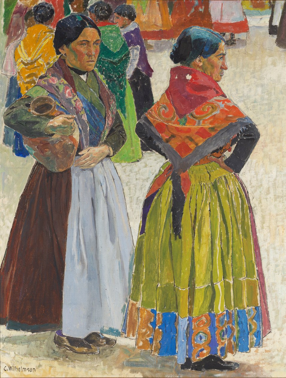Espanjalaiset naiset tekijältä Carl Wilhelm Wilhelmson