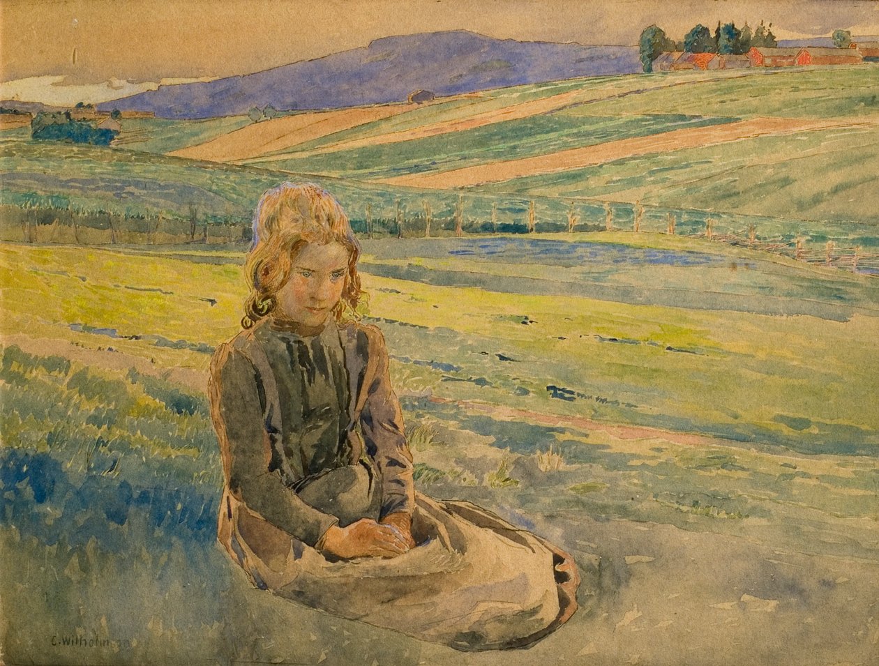 Kesä Ilta tekijältä Carl Wilhelm Wilhelmson