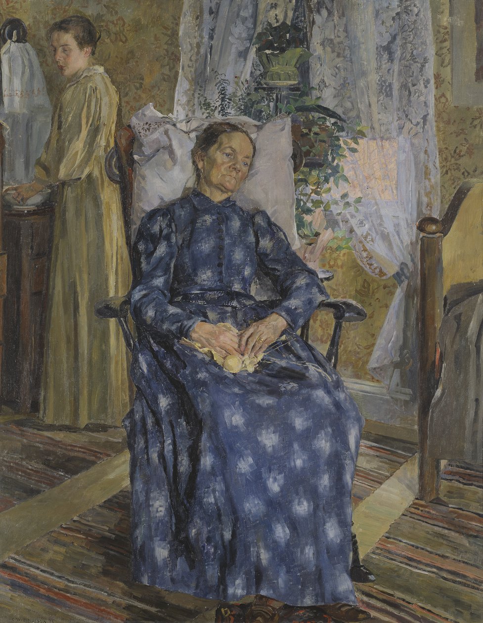 Väsynyt, 1898 tekijältä Carl Wilhelm Wilhelmson