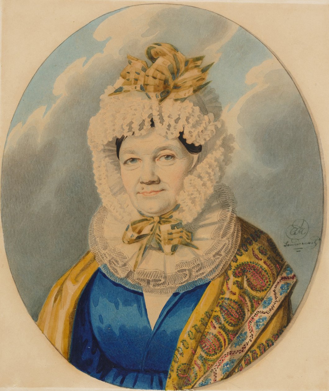 Kreivitär Natalia Fjodorovna Gorchakova, 1830-luvun alku. tekijältä Carl von Hampeln