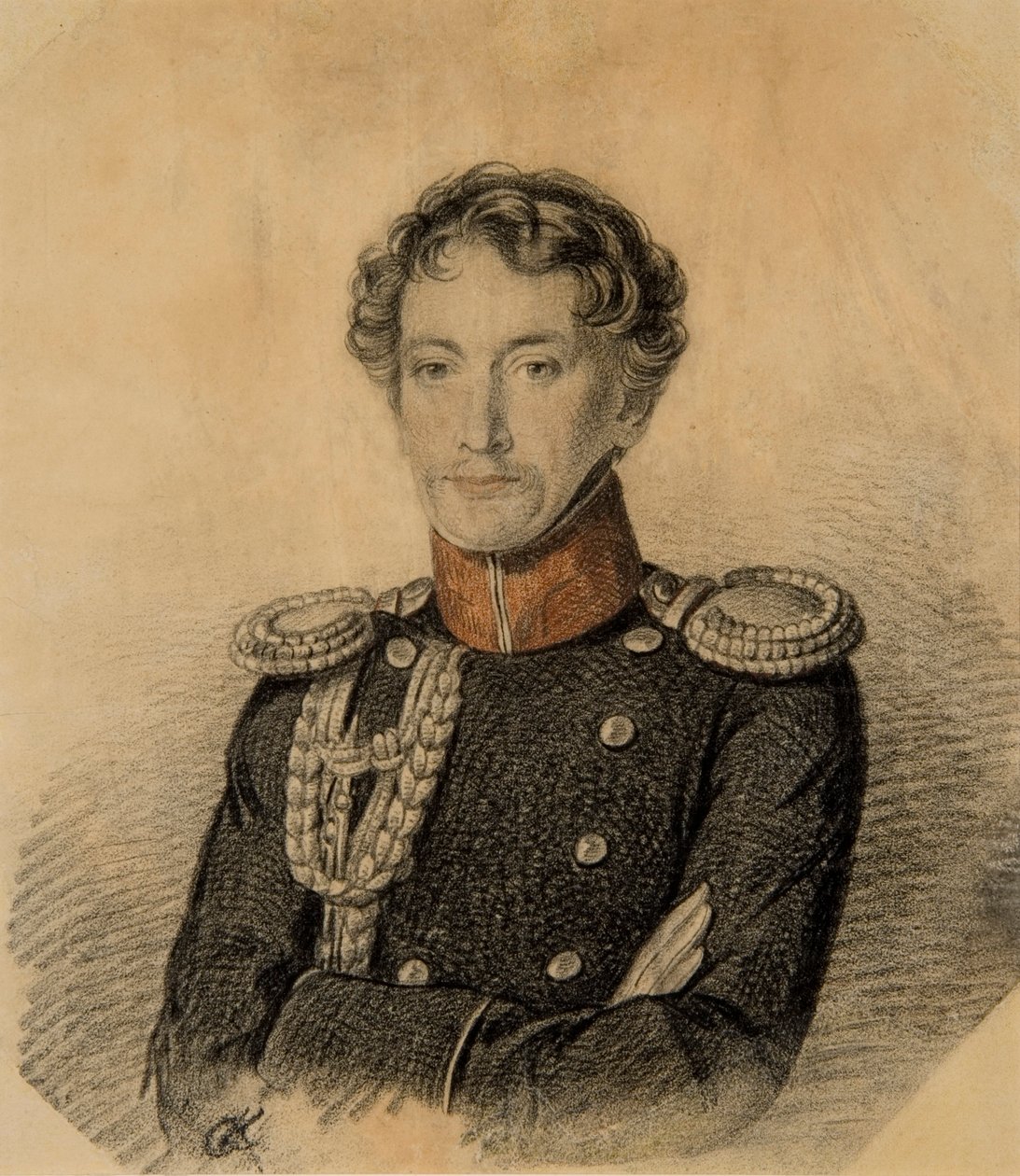 Aleksanteri Ivanovitš Dmitriev-Mamonovin muotokuva 1787-1836, 1820-luvun alku. tekijältä Carl von Hampeln