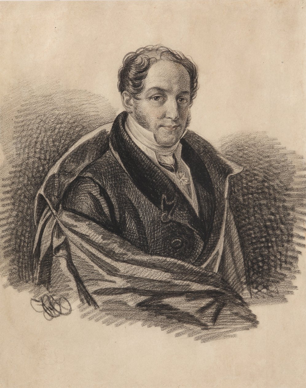 Aleksanteri Ivanovitš Lorerin muotokuva 1779-1824, 1820-luku. tekijältä Carl von Hampeln