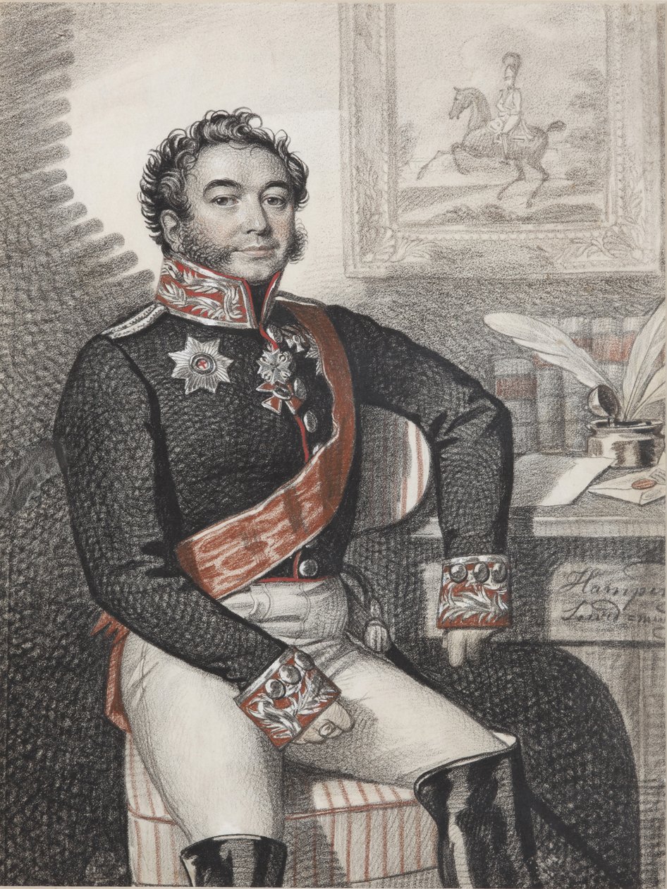 Fjodor Petrovitš Opochininin muotokuva 1779-1852, 1826. tekijältä Carl von Hampeln