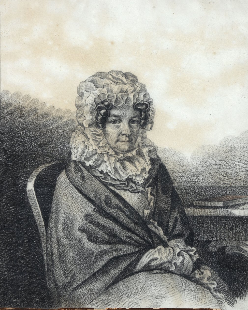 Muotokuva Kleopatra Petrovna Nashchokinasta 1767-1828, s. Nelidova, 1820-luku. tekijältä Carl von Hampeln