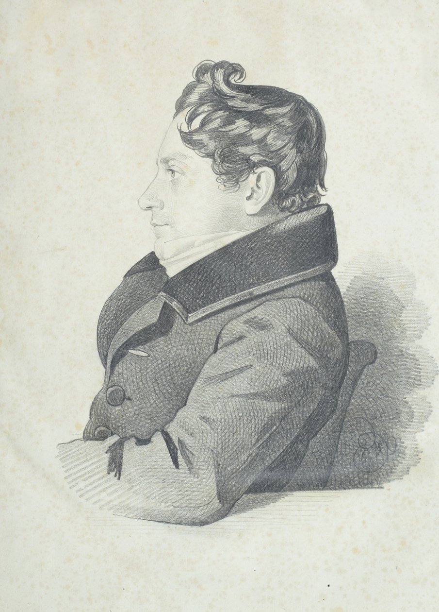 Nikolai Adrianovich Divovin muotokuva 1792-1878, 1830-luku. tekijältä Carl von Hampeln