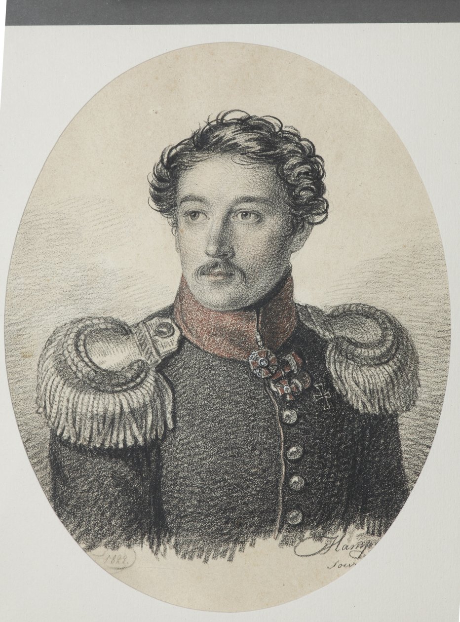 Nikolai Vasiljevitš Khvostovin muotokuva 1793-1837, 1822. tekijältä Carl von Hampeln