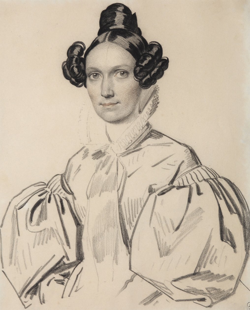 Olga Nikolaevna Talyzinan muotokuva, os. Zubova 1803-1882, 1830-luvun alku. tekijältä Carl von Hampeln