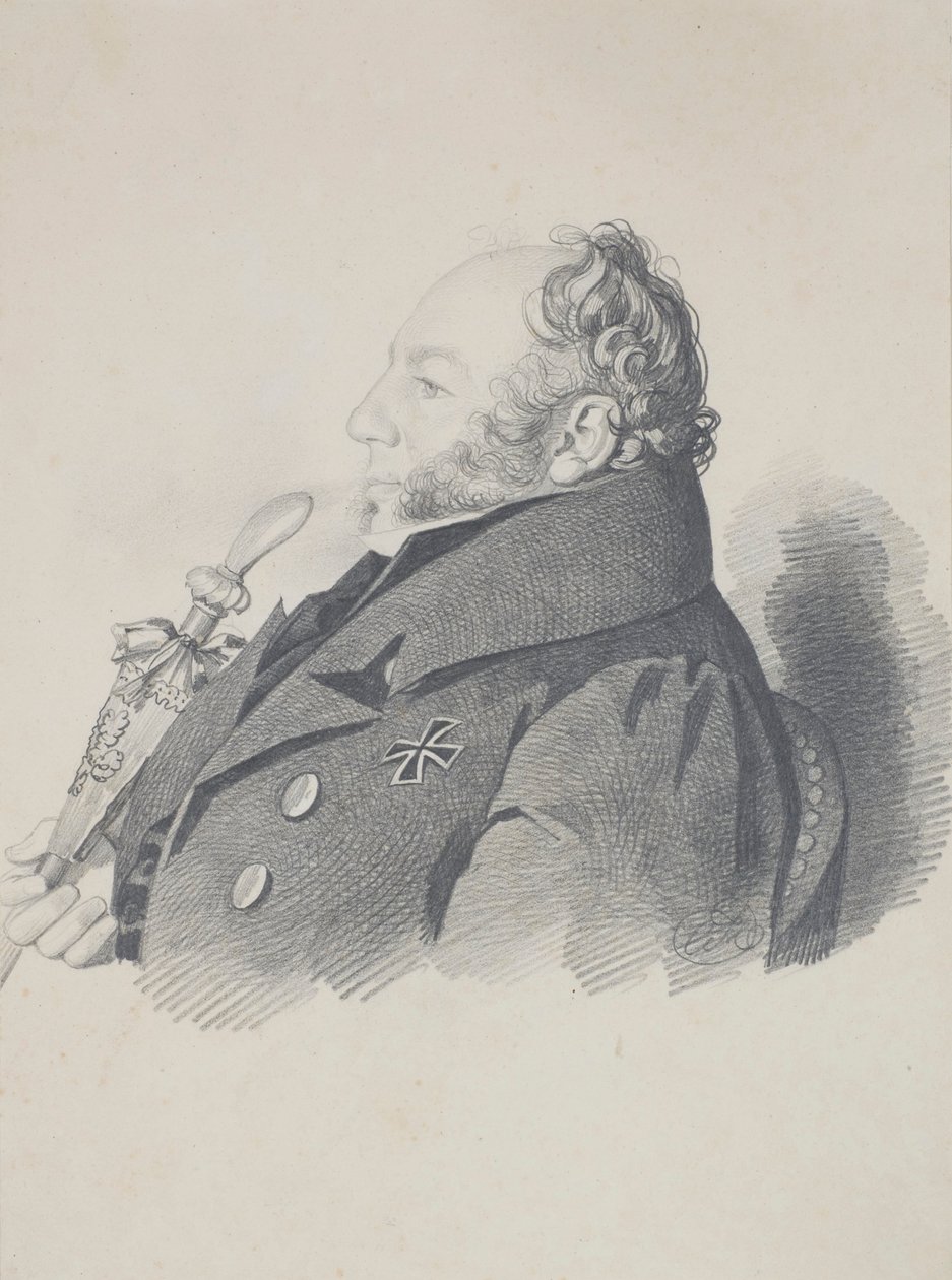 Vasili Vasilyevich Kochubeyn muotokuva 1784-1844, n. 1832. tekijältä Carl von Hampeln