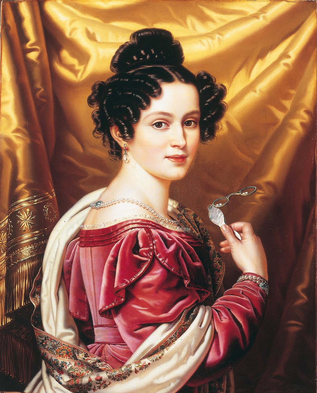 Carl von Sales - Henriette de Austrian kuvaus (1828) tekijältä Carl von Sales