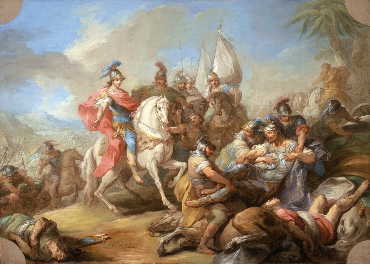 Aleksanterin voitto Poruksesta, n.1738 tekijältä Carle van Loo