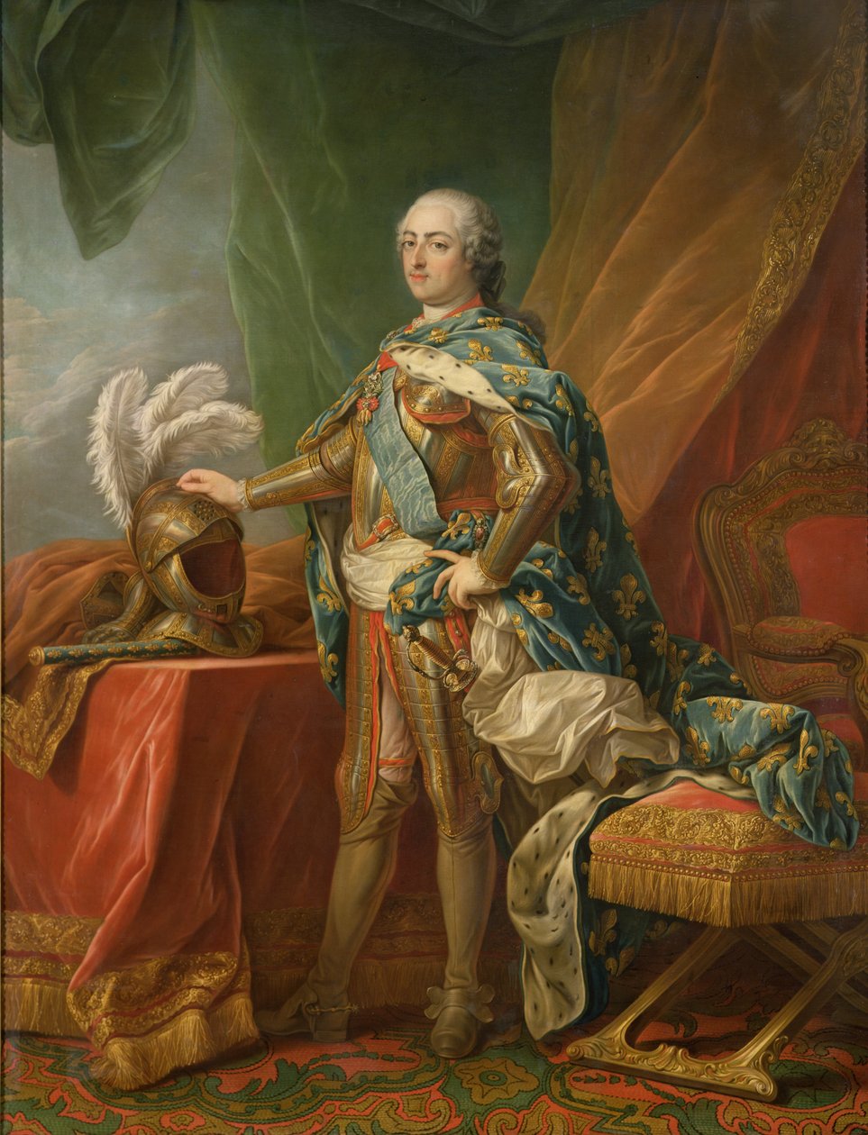 Ranskan Ludvig XV tekijältä Carle van Loo