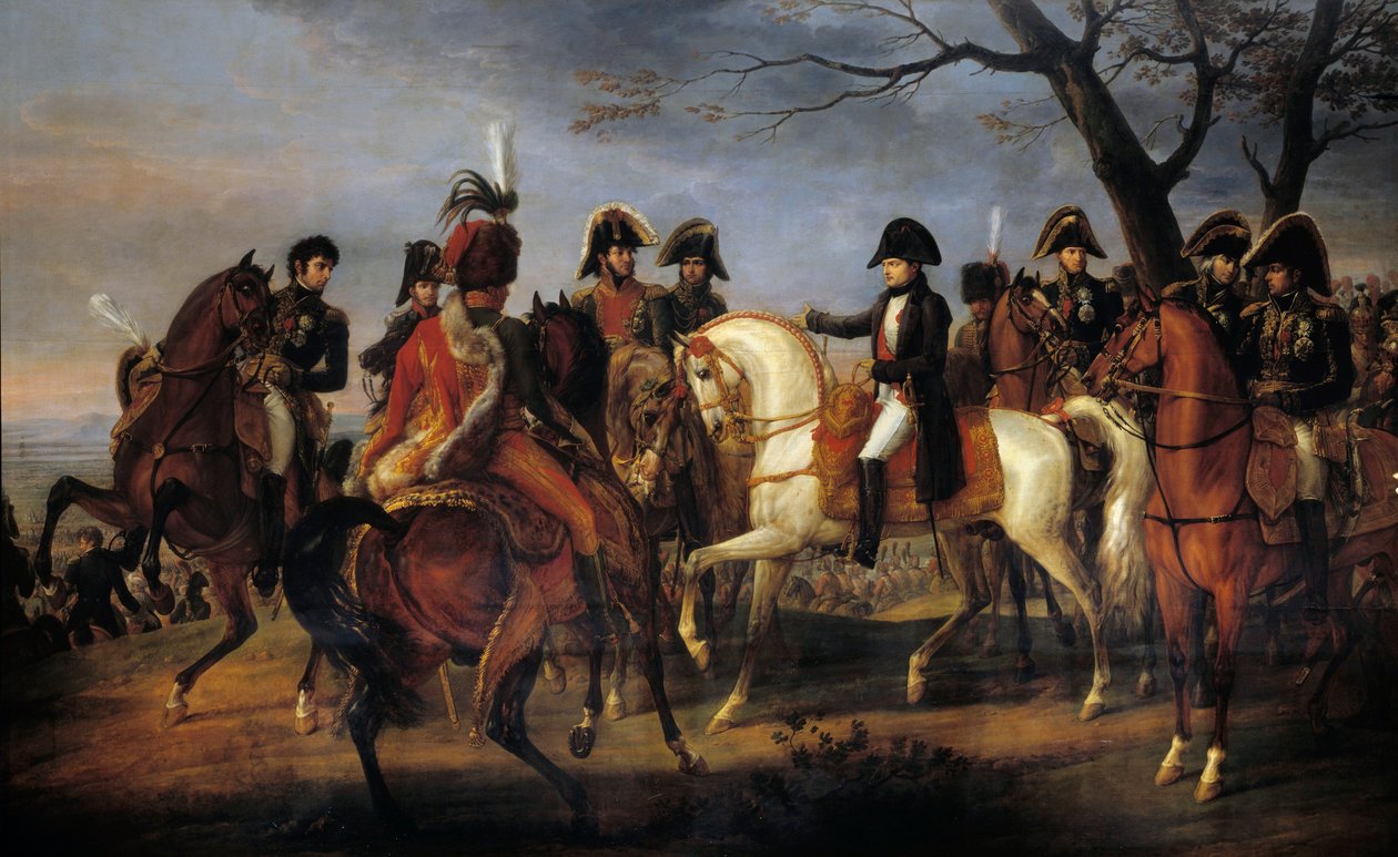 Napoleon antoi käskyn ennen Austerlitzin taistelua 2. joulukuuta tekijältä Carle Vernet