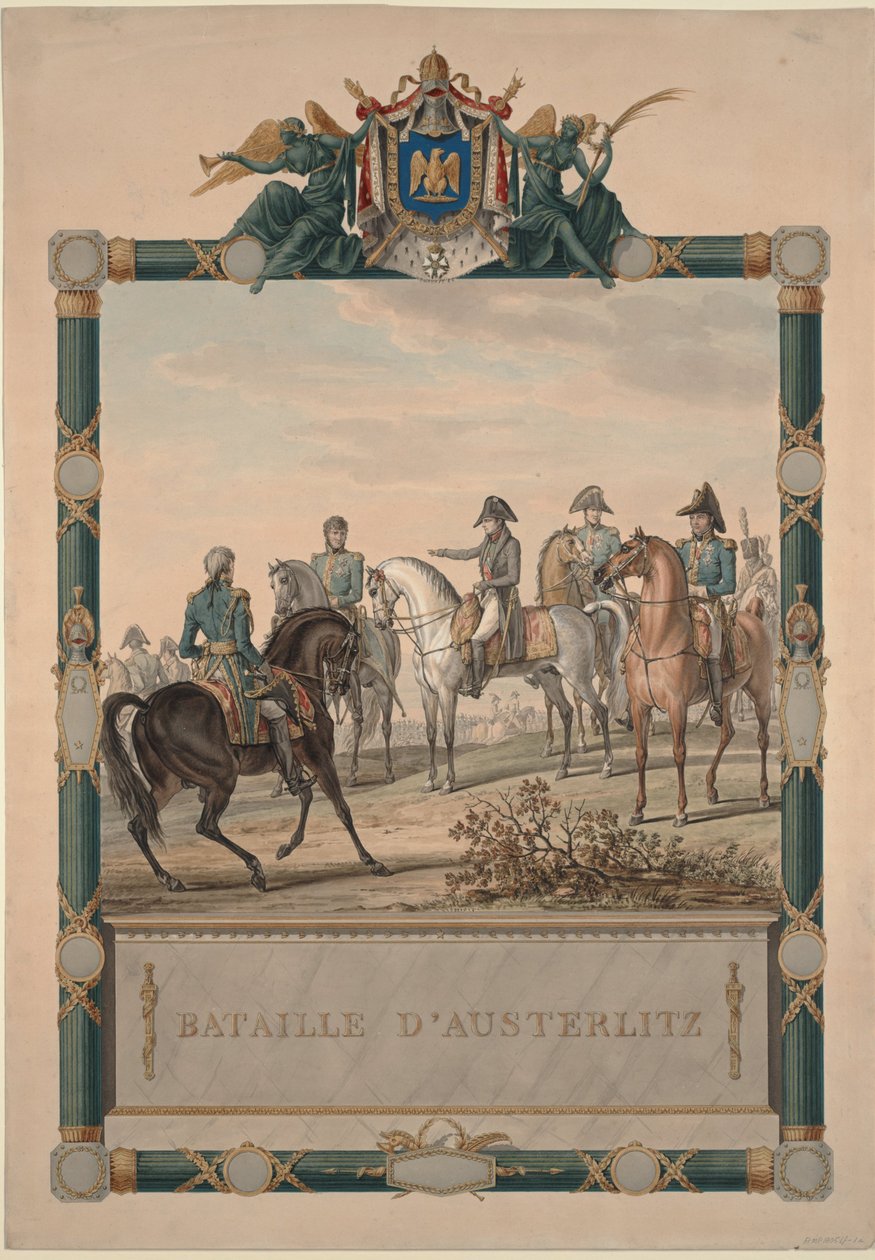 Austerlitzin taistelu 2. joulukuuta 1805, 1805 tekijältä Carle Vernet