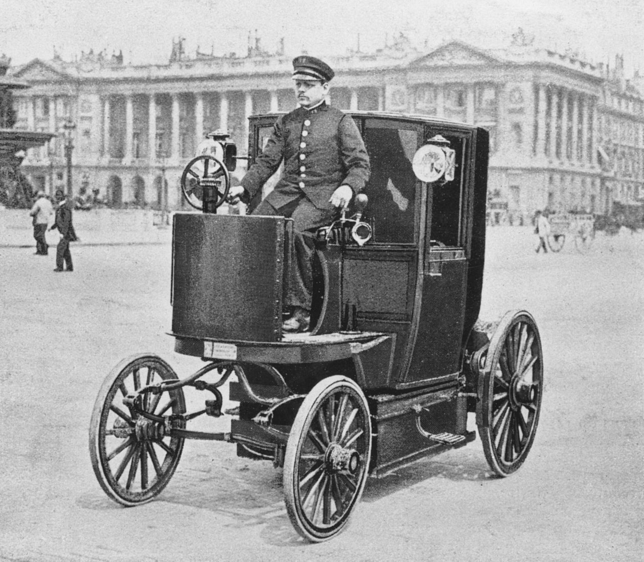 Sähköosasto, Place de la Concorde, Pariisi, n. 1900 tekijältä Carle de Mazibourg