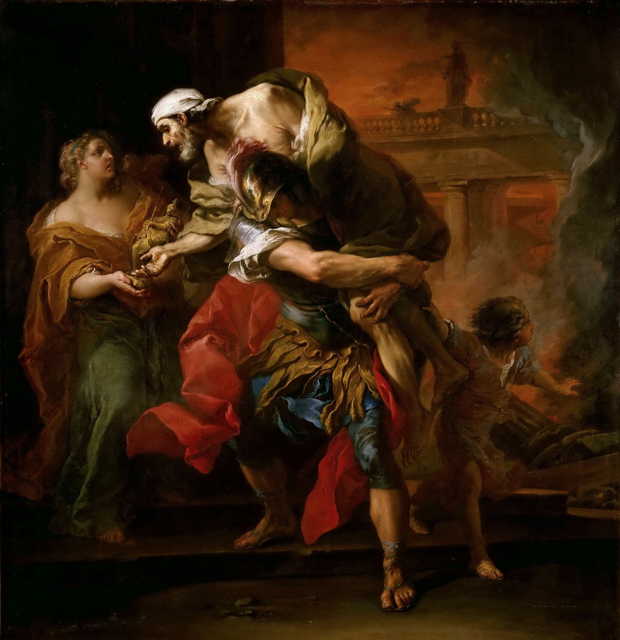 Aeneas kantaa ankisia tekijältä Carle van Loo