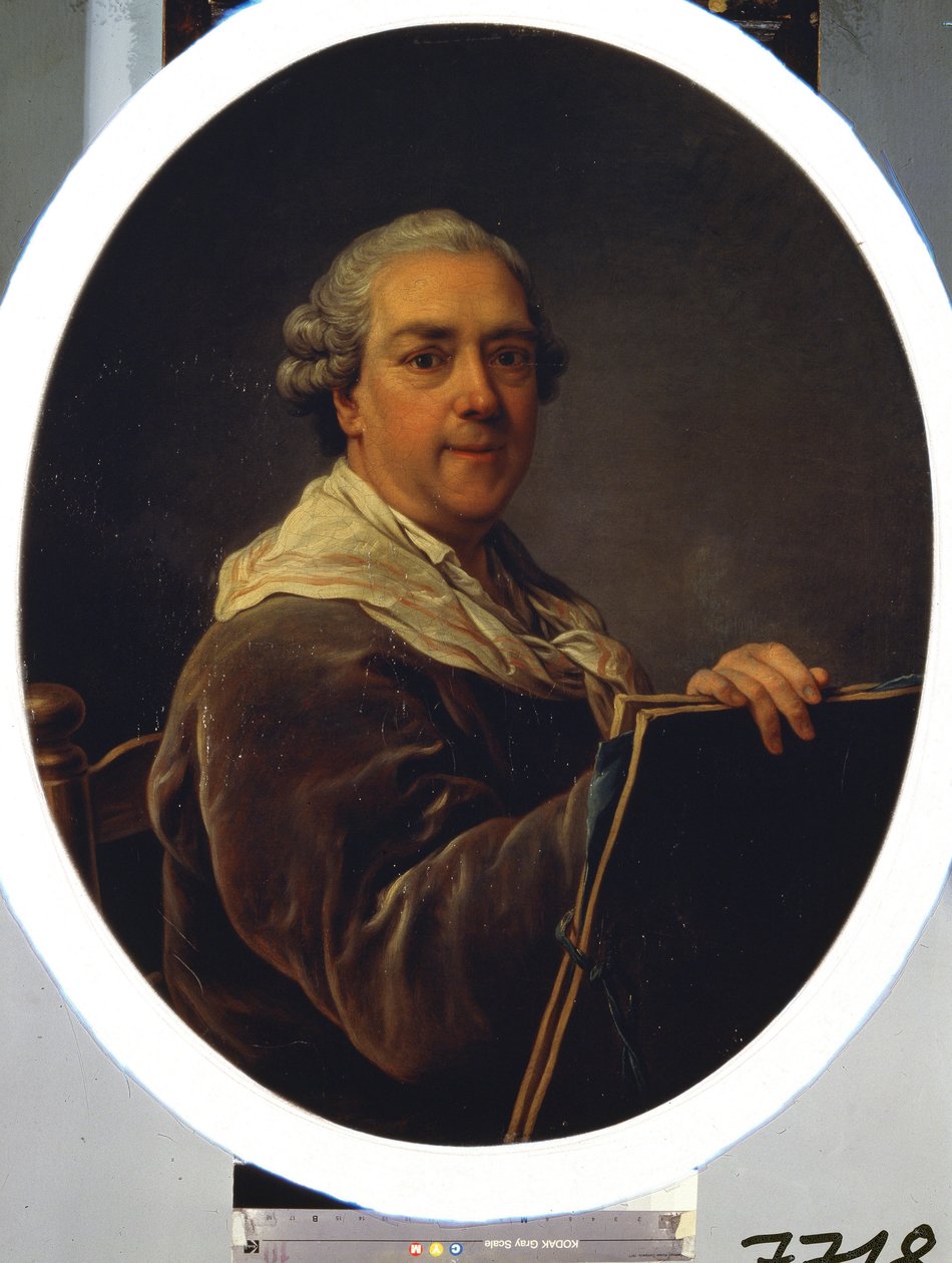 Omakuva. Carl Van Loon (1705-1765) maalaus. Öljy kankaalle, 87,5 x 71,5 cm tekijältä Carle van Loo