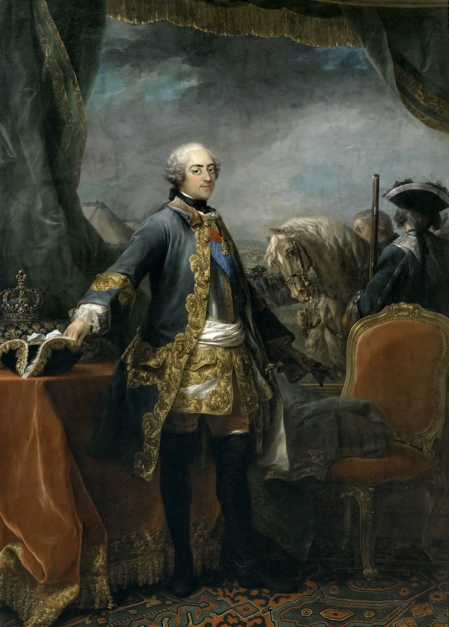 Kuningas Ludvig XV:n muotokuva 1710-1774 tekijältä Carle van Loo