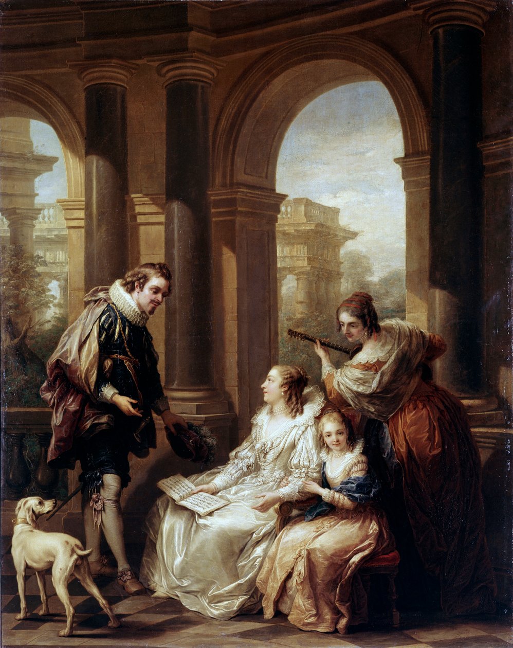 Espanjalainen konsertti, 1754 tekijältä Carle van Loo