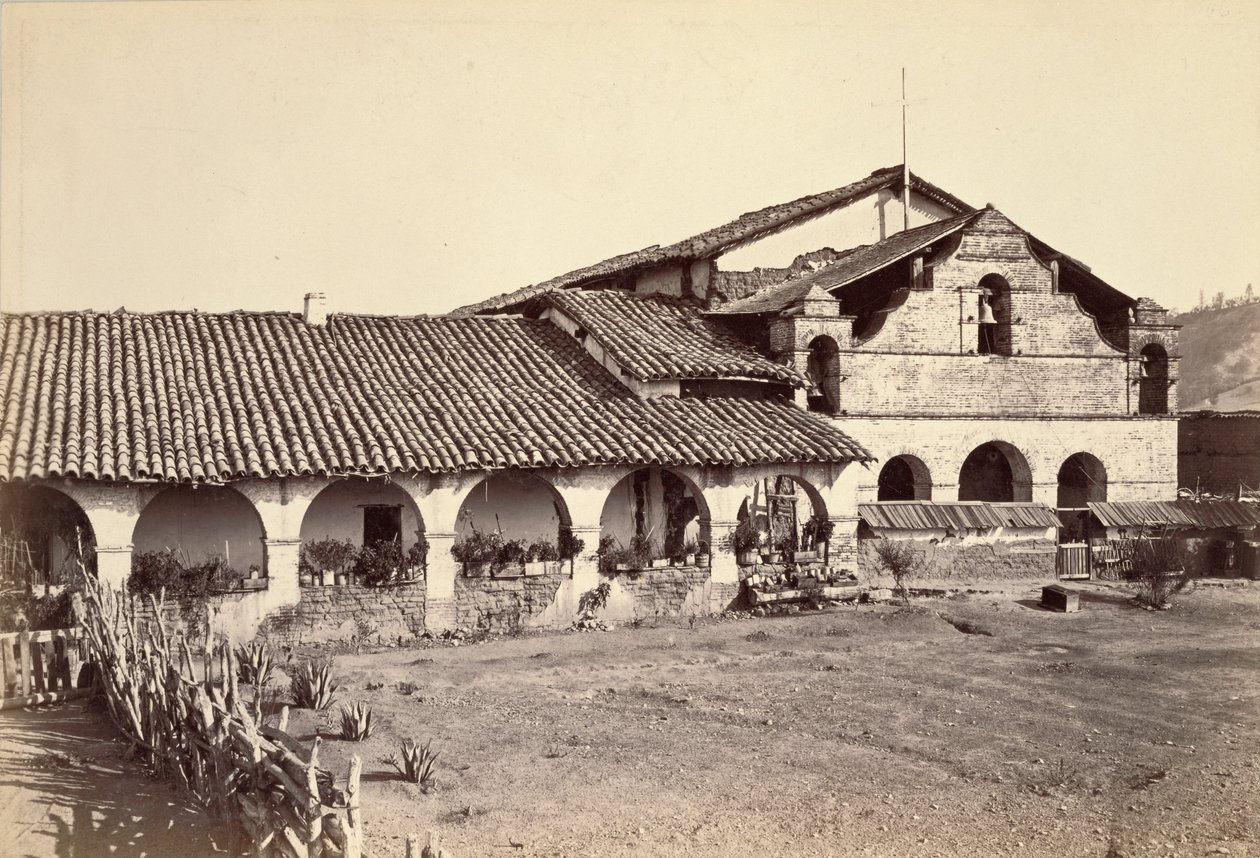 (Mission, San Antonio de Padua) tekijältä Carleton E. Watkins