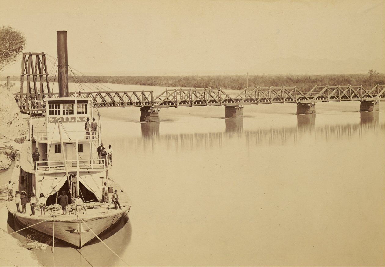 Silta Colorado Yuman yli tekijältä Carleton E. Watkins