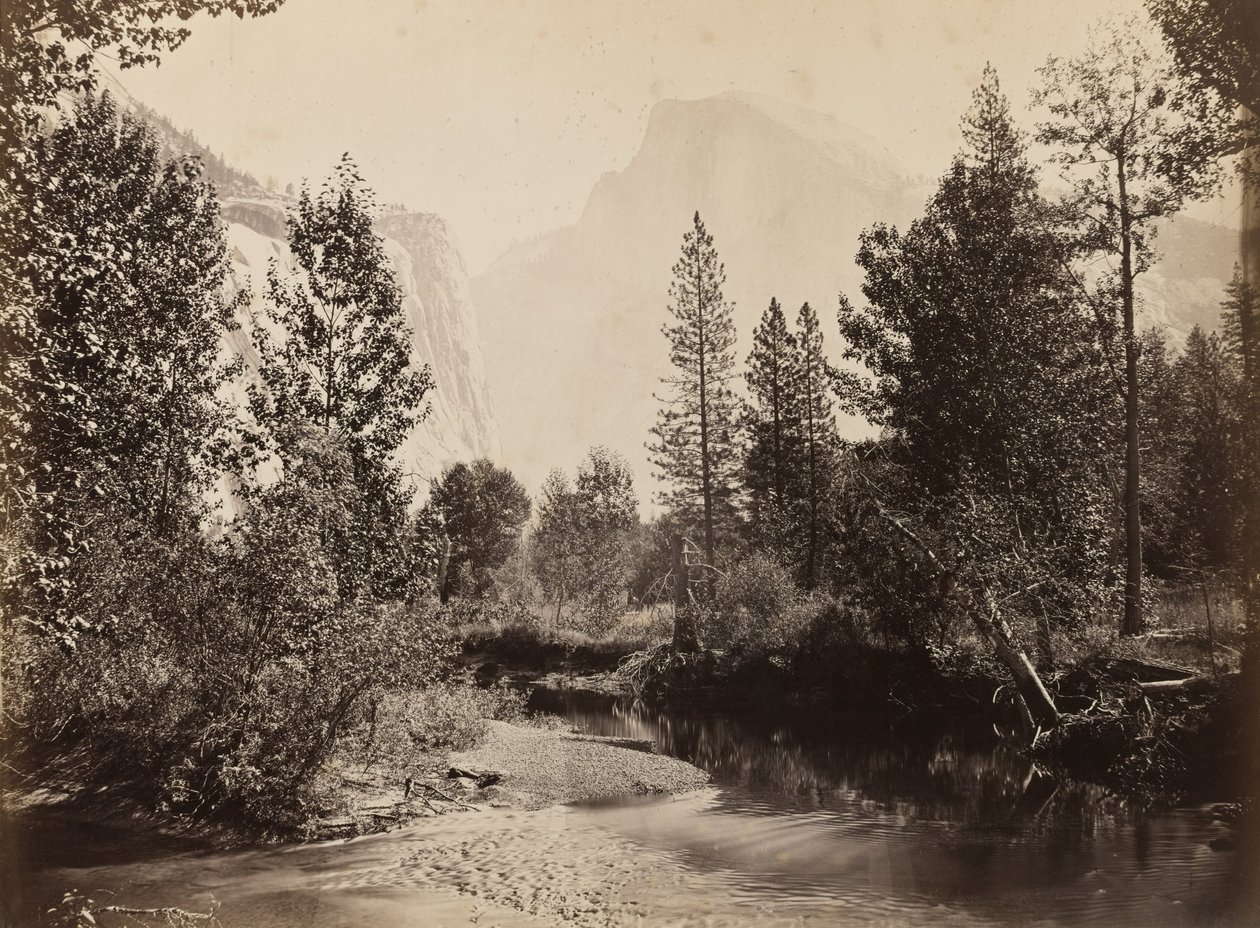 Half Dome, 4967 jalkaa, Yosemite tekijältä Carleton E. Watkins