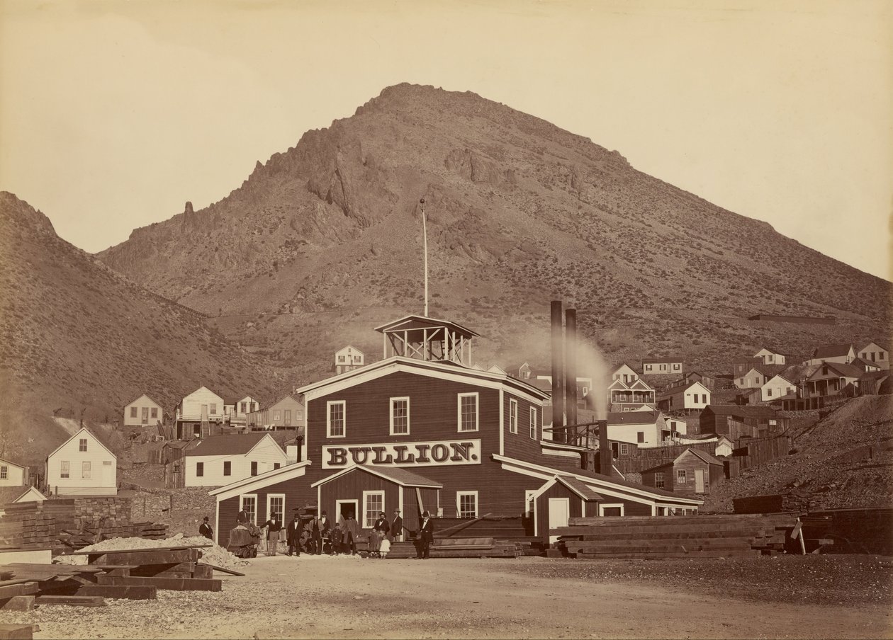 Bullion Mine, Virginia City, Nevada tekijältä Carleton E. Watkins
