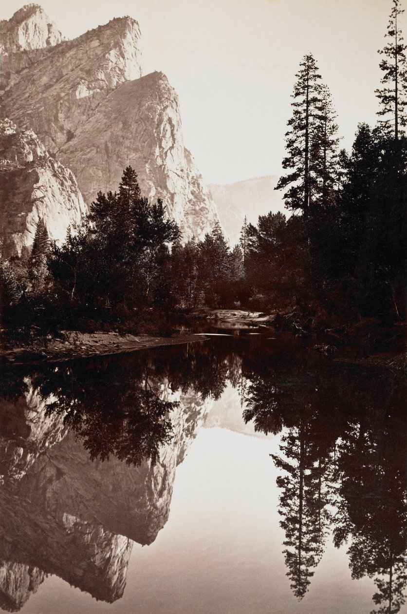 Kolme veljeä, Yosemite, Kalifornia tekijältä Carleton E. Watkins