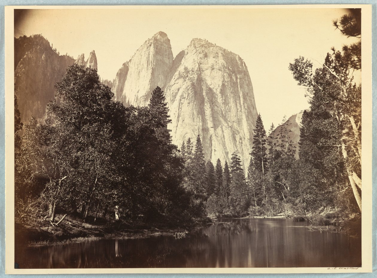 Cathedral Rocks, Yosemite tekijältä Carleton E. Watkins