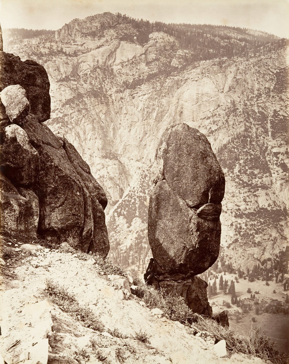 Eagle Point, Yosemite, n. 1872, painettu n. 1876. tekijältä Carleton E. Watkins.