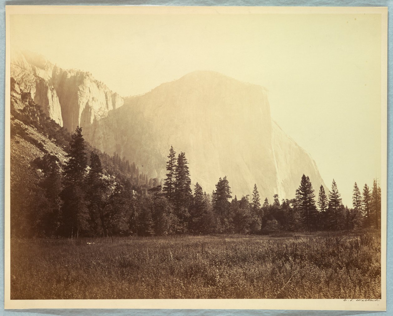 El Capitan, Yosemite tekijältä Carleton E. Watkins