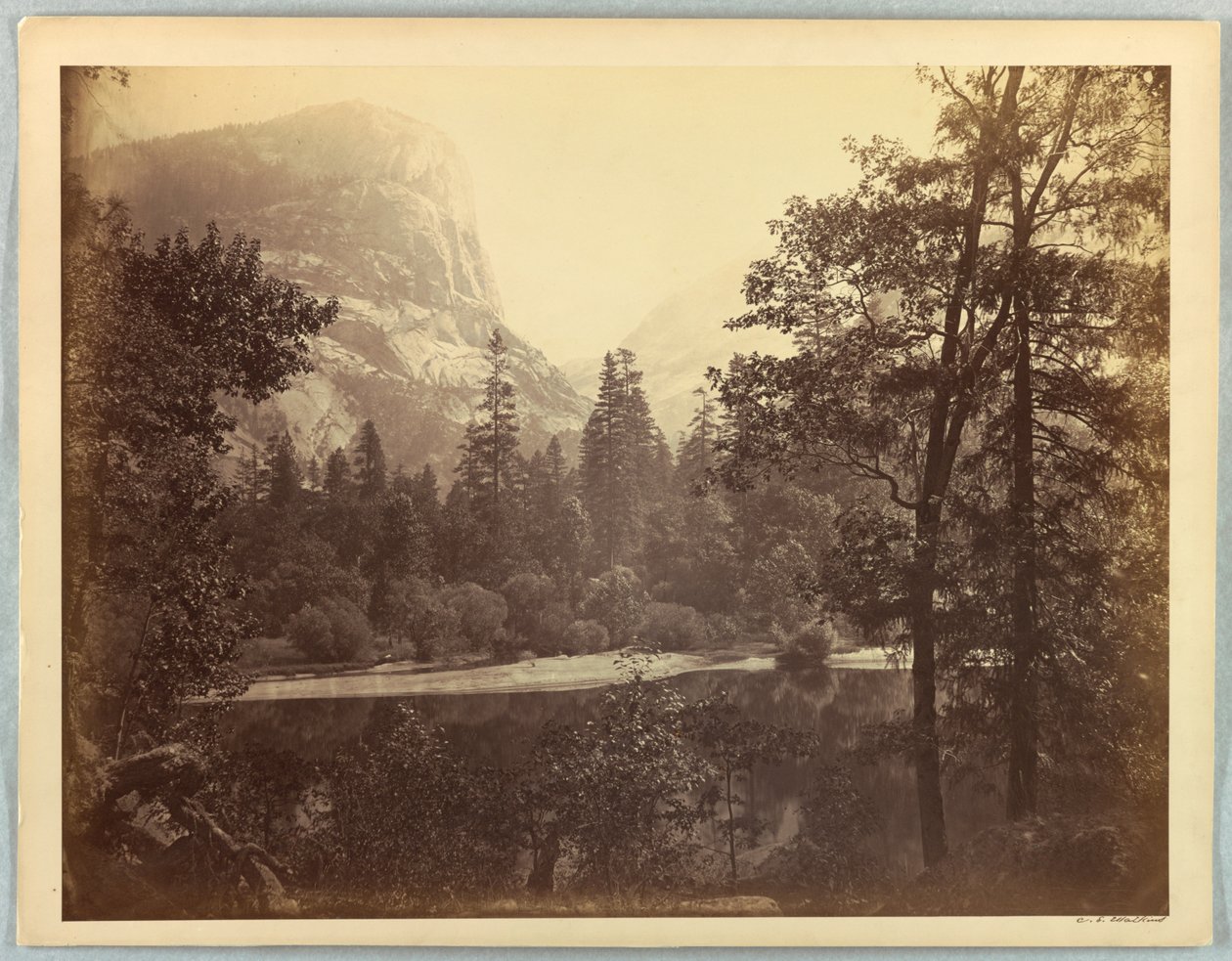 Järvi Ah-Wi-Yah, Yosemite tekijältä Carleton E. Watkins