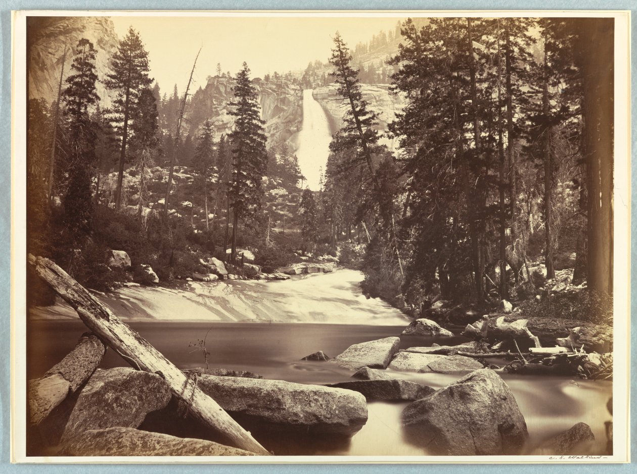 Nevada Fall, Yosemite tekijältä Carleton E. Watkins