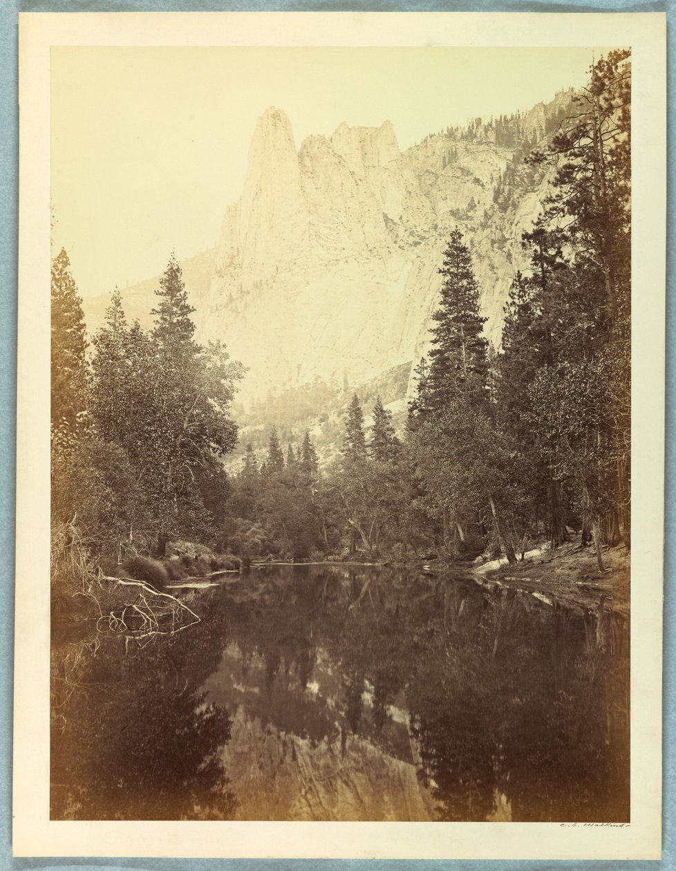 Sentinel, 3270 jalkaa, Yosemite tekijältä Carleton E. Watkins