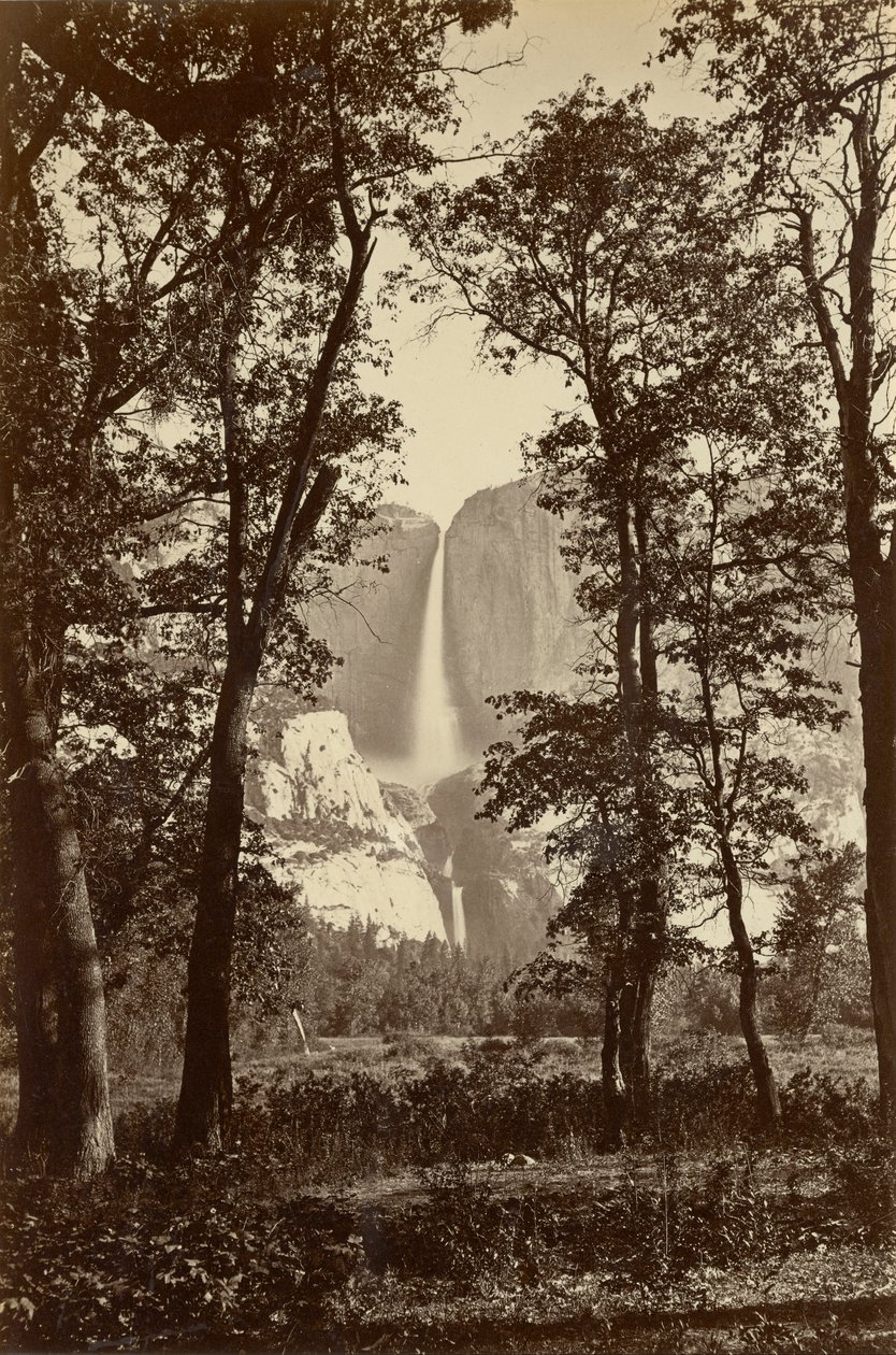 Yosemite Falls, 2634 jalkaa tekijältä Carleton E. Watkins
