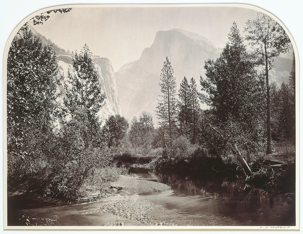 Taysayac, Half Dome, 4967 Ft, Yosemite tekijältä Carleton Emmons Watkins