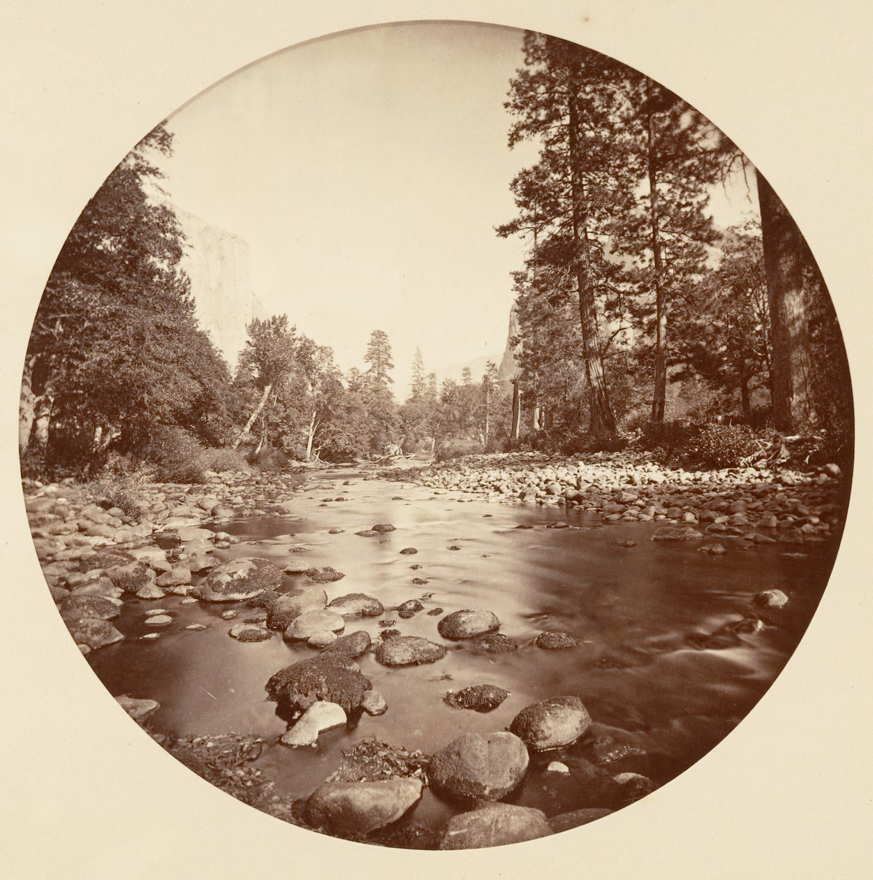 [Yosemiten kansallispuisto, Kalifornia], n. 1878. tekijältä Carleton Emmons Watkins