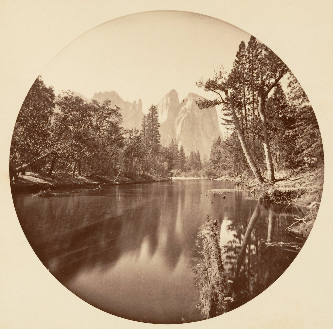 [Yosemiten kansallispuisto, Kalifornia], n. 1878. tekijältä Carleton Emmons Watkins