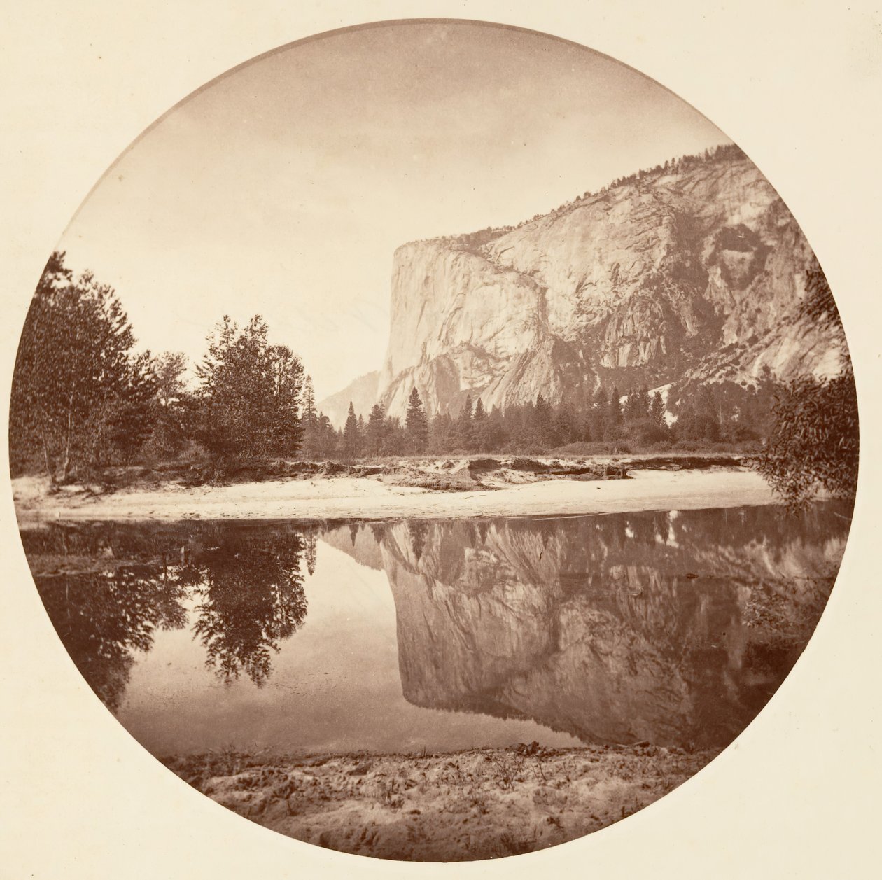 [Yosemiten kansallispuisto, Kalifornia], n. 1878. tekijältä Carleton Emmons Watkins