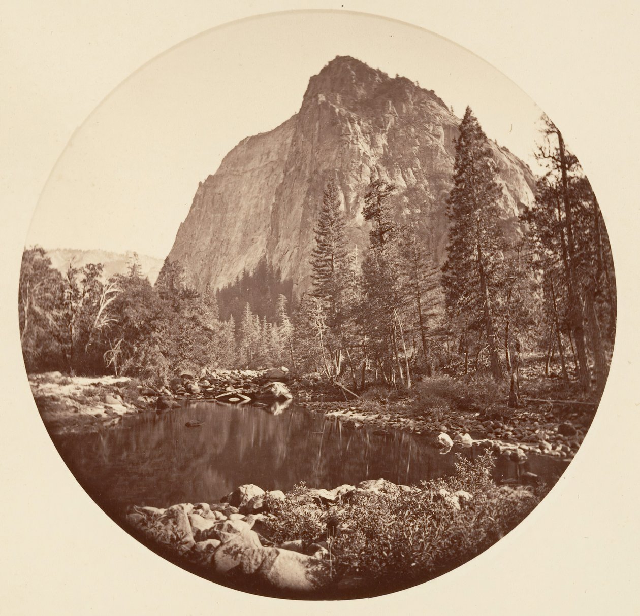 [Yosemiten kansallispuisto, Kalifornia], n. 1878. tekijältä Carleton Emmons Watkins
