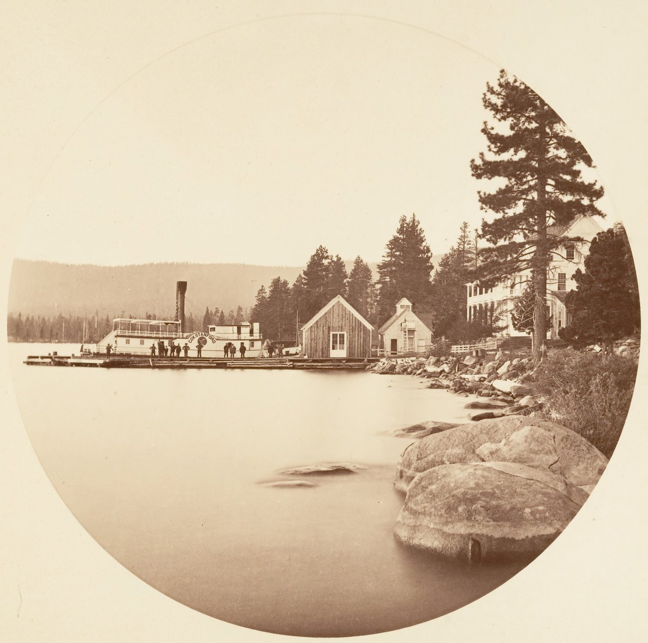 [Yosemiten kansallispuisto, Kalifornia], n. 1878. tekijältä Carleton Emmons Watkins