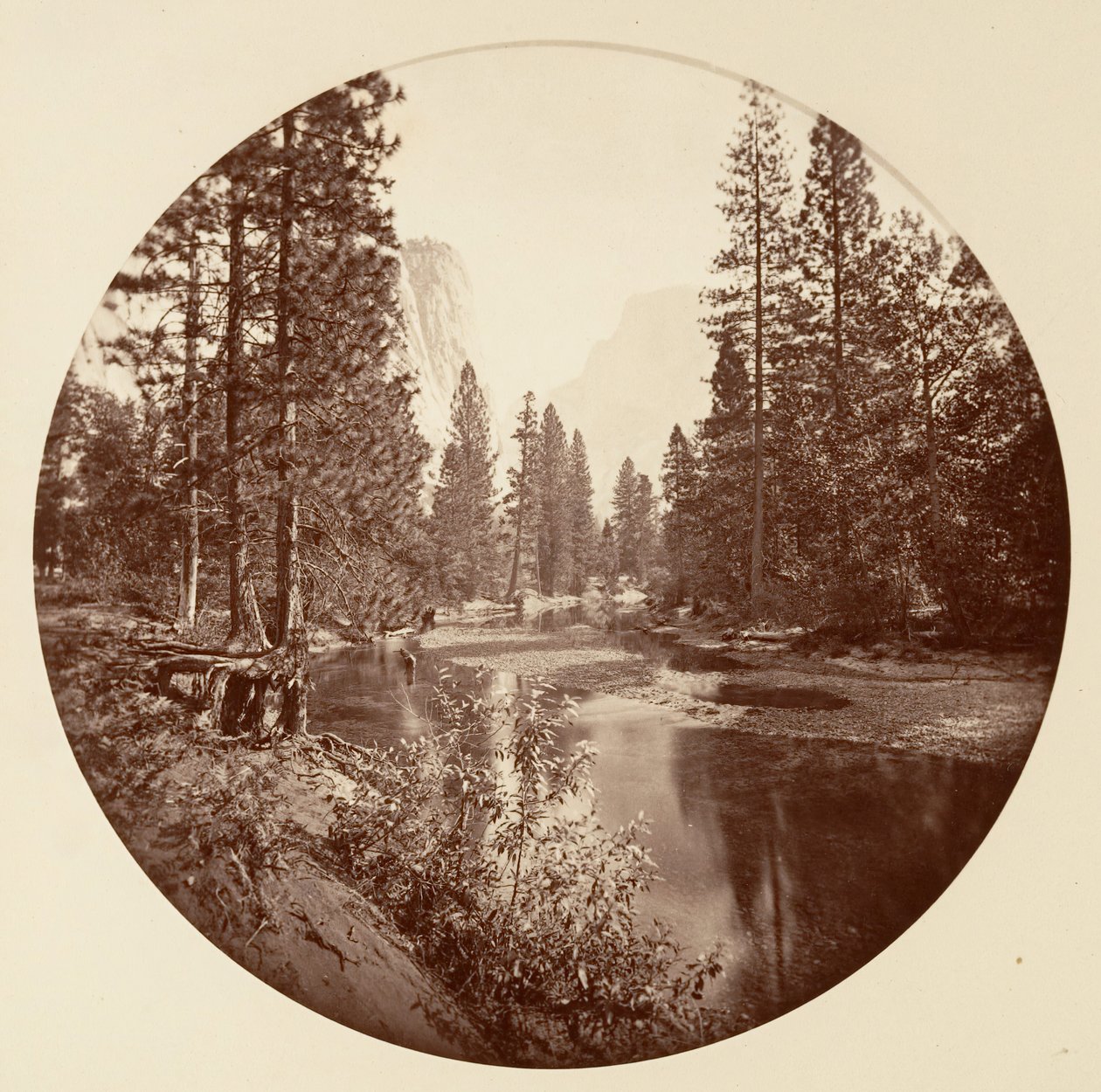 [Yosemiten kansallispuisto, Kalifornia], n. 1878. tekijältä Carleton Emmons Watkins